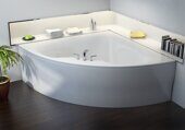 Ванна угловая Astra-Form Виена 150х150 см, литой мрамор