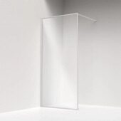 Душевые ограждения IDDIS Slide Walk-In 80 х 195 см., прозрачное стекло Easy Clean, белый профиль  SLI8WS8i23